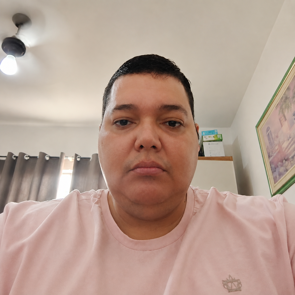 Júlio Prado antes da transformação, aos quase 255 kg
